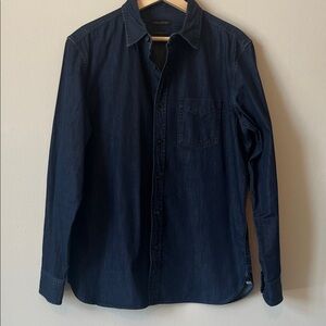 Banana Republic Dark Blue Denim Casual Shirt